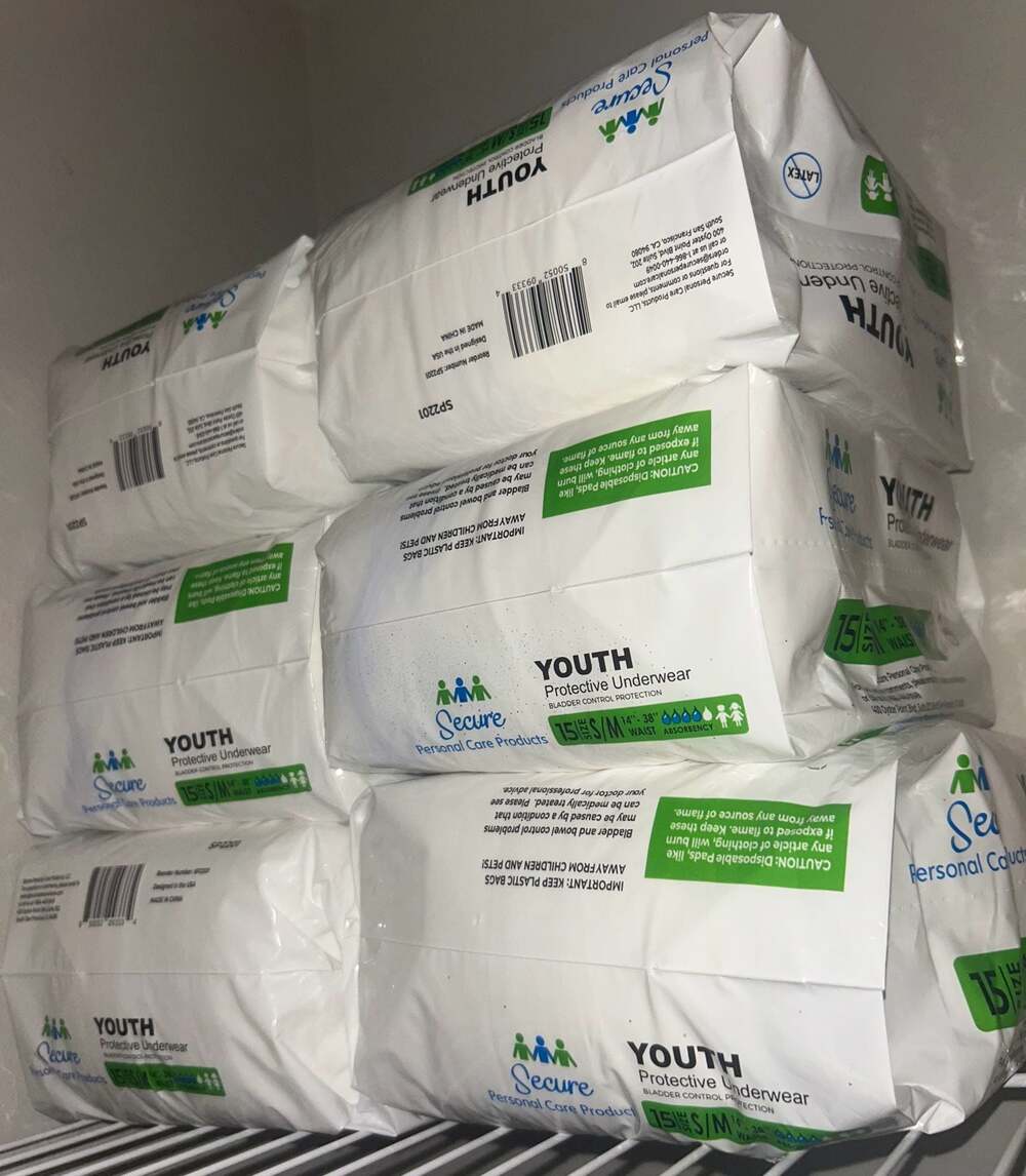 Secure Youth Protective Underwear S/M 15 Count Disposable White Bladder Control